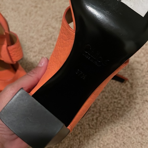 Chloe coral heels brand new - Picture 11 of 16